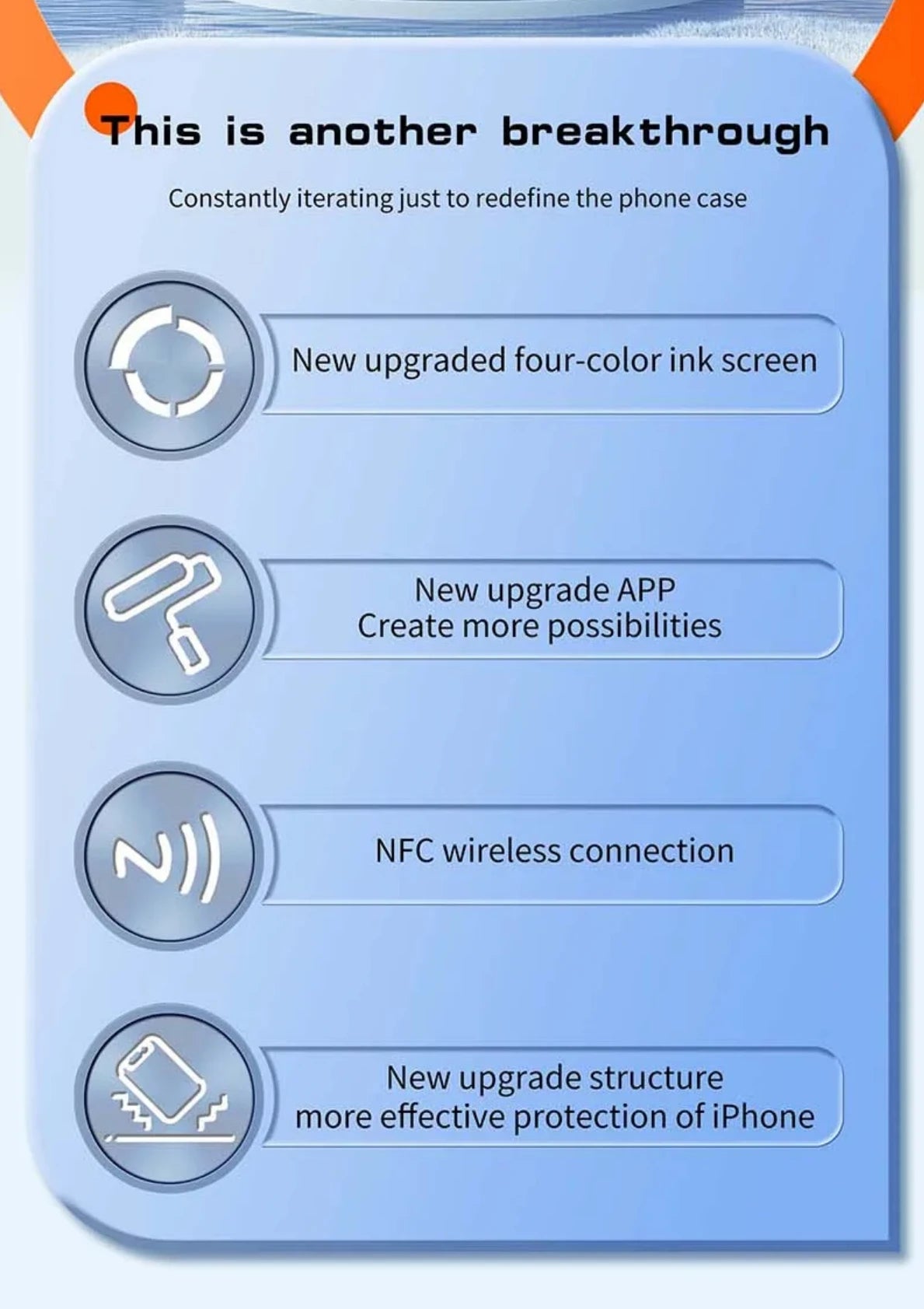 E-Ink Display Phone Case